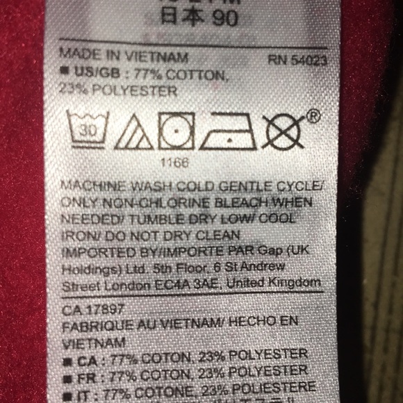 babyGap Red Drawstring Sweatpants 18-24 months - Picture 6 of 6